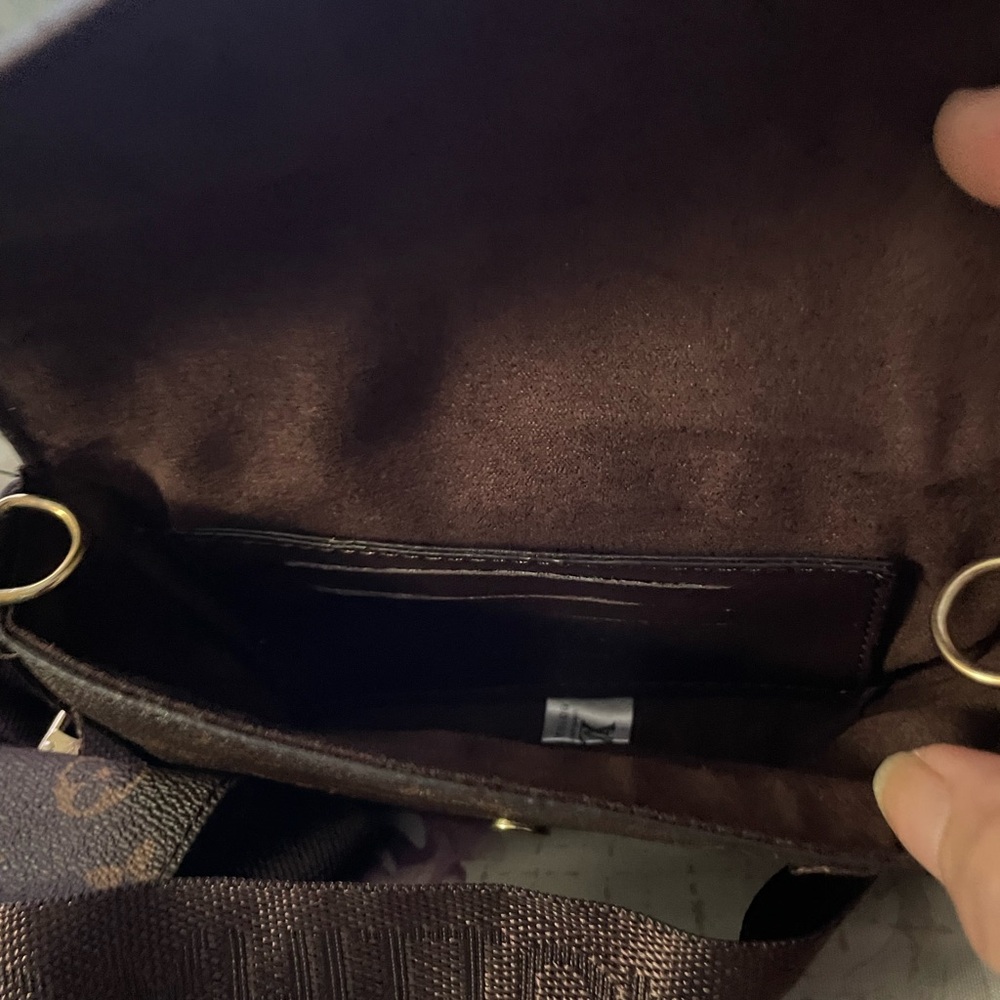 Women's 2N1 Elegant Brown Crossbody Bag,Sling Bag